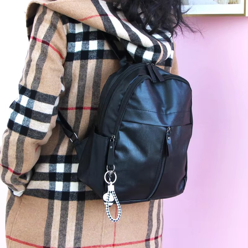 Modern Casual PU Leather Casual Backpack product detail