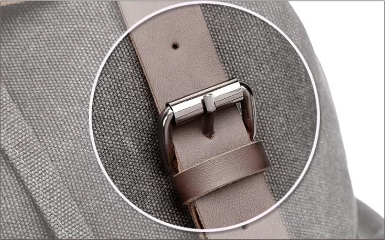 Water-Resistant Outdoor Casual Canvas Laptop Backpack product detail
