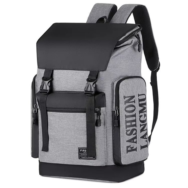 Water-Resistant Large Capacity Modern School Casual Nylon Laptop Backpack product detail