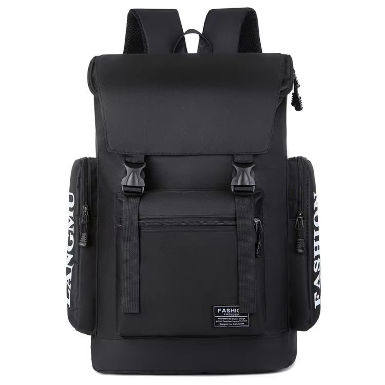 Water-Resistant Large Capacity Modern School Casual Nylon Laptop Backpack product detail